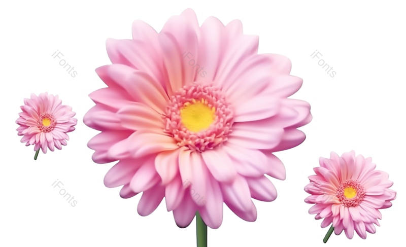 装饰图片,节日元素,清新PNG,菊花免抠素材